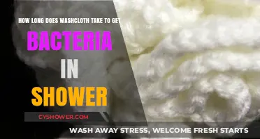 How Quickly Do Shower Washcloths Harbor Bacteria? A Timeline