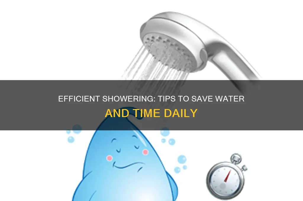 how long for a shower to save water