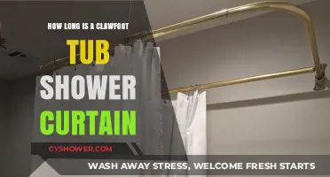 Clawfoot Tub Shower Curtain Length: Finding the Perfect Fit