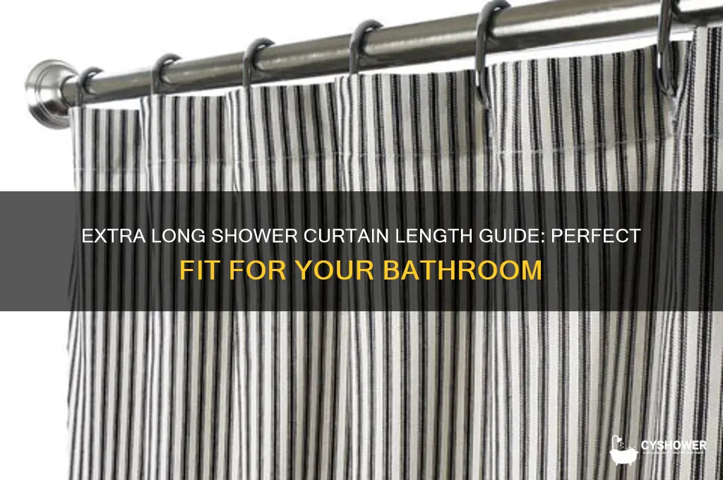 how long is an extra long shower curtain