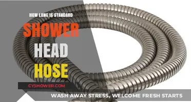 Standard Shower Head Hose Length: What's the Average Size?