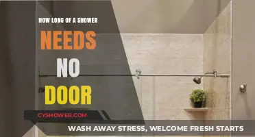 Shower Without Doors: Ideal Length for Open Walk-In Designs