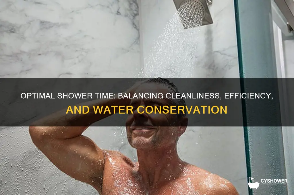 how long should a full shower take