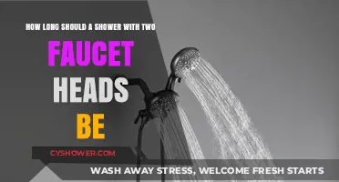 Optimal Shower Length with Dual Faucet Heads: A Practical Guide
