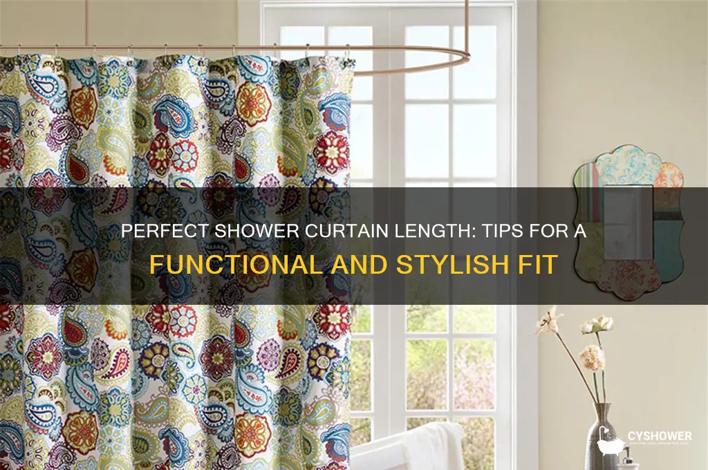 how long should shower curtain be