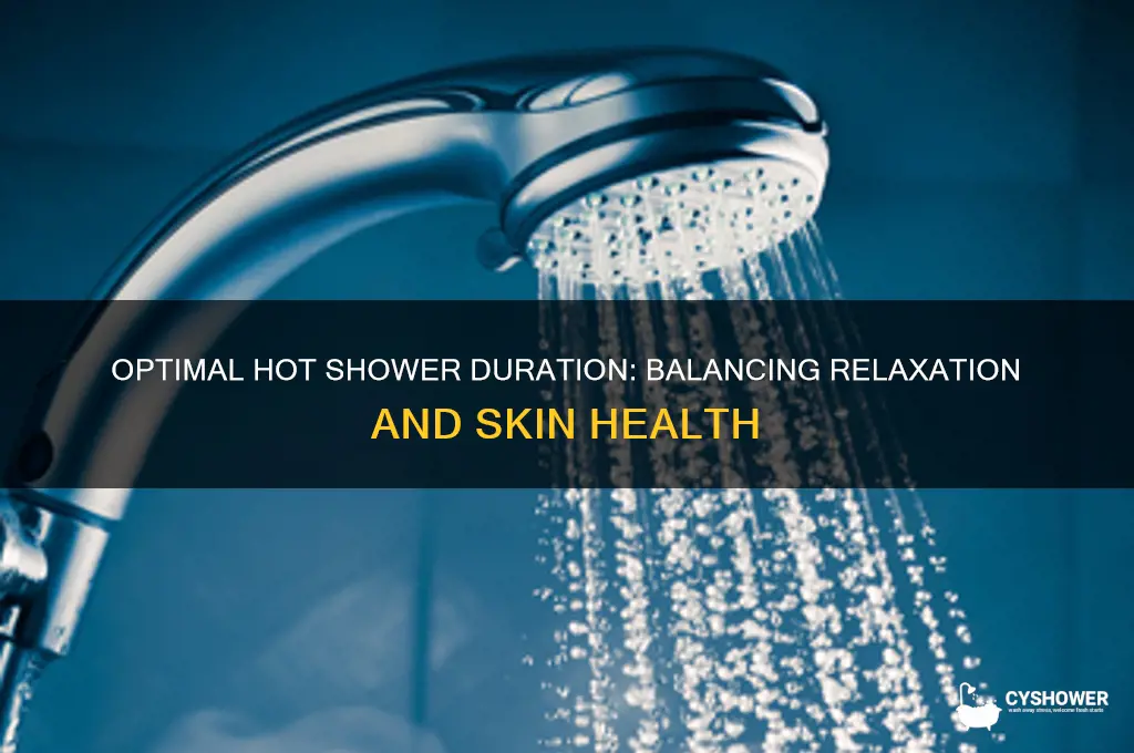 how long should you take a hot shower