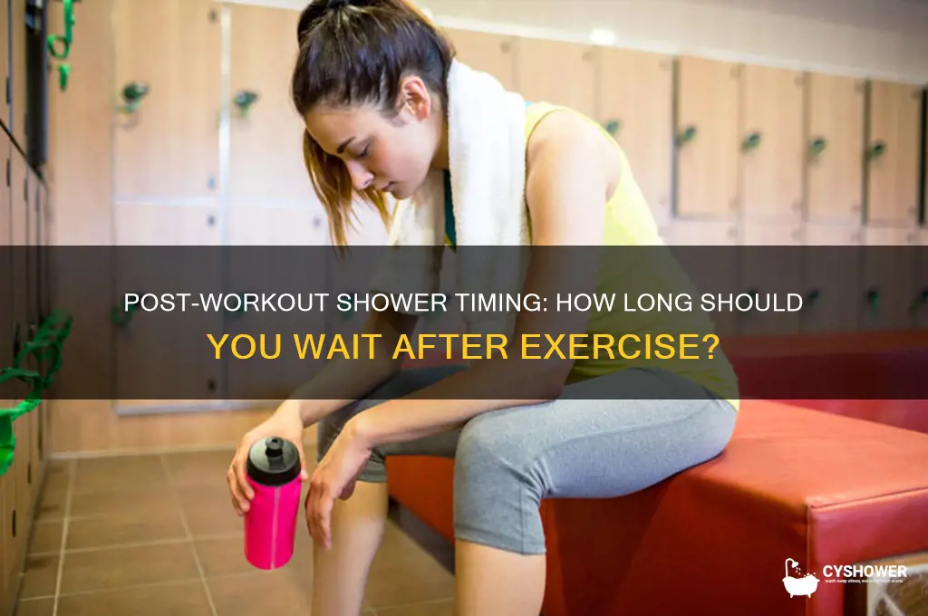 how long should you wait to take shower after ta