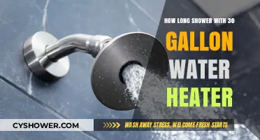 Efficient Showering: Maximizing Time with a 30-Gallon Water Heater