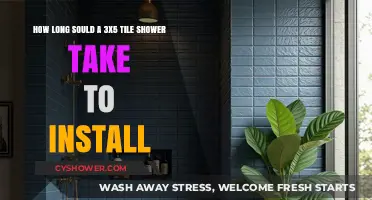 Efficient 3x5 Shower Tile Installation: Timeframe and Tips