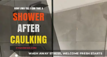 Post-Caulking Shower Wait Time: When Can You Safely Shower Again?