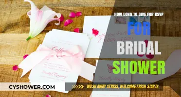 Perfect RSVP Timing for Your Bridal Shower: A Quick Guide