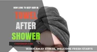 Post-Shower Hair Care: Ideal Towel Wrap Time for Healthy Strands