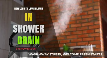 Effective Bleach Cleaning: Optimal Time for Shower Drain Treatment