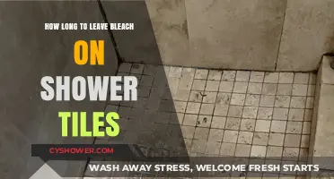 Effective Bleach Application Time for Cleaning Shower Tiles Safely