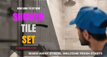 Perfect Shower Tile Setting: Ideal Curing Time for New Installations
