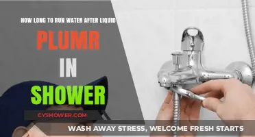 Safe Shower Drain Care: Running Water After Using Liquid Plumr