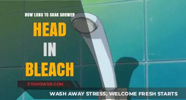 Effective Bleach Soaking Time for Cleaning Your Shower Head