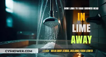 Effective Lime Away Soaking Time for a Sparkling Shower Head