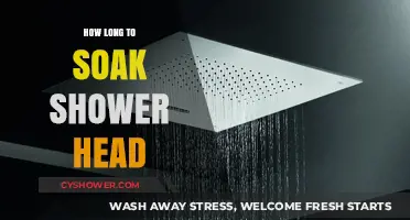 Effective Shower Head Soaking Time for Optimal Cleaning Results