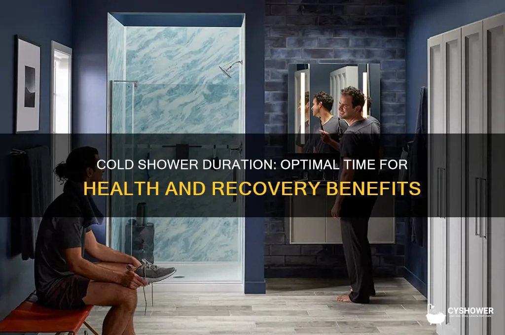 how long to take cold shower