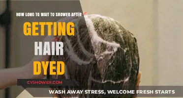 Post-Dye Shower Tips: How Long Should You Wait?