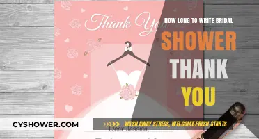 Bridal Shower Thank You Notes: Crafting Thoughtful Messages in No Time