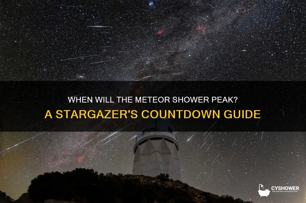 how long until the meteor shower