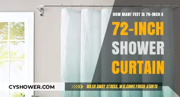 70-inch x 72-inch Shower Curtain: Converting Inches to Feet