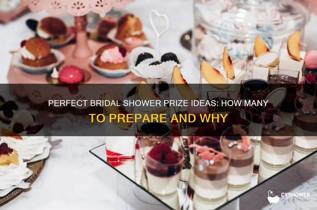 how many bridal shower prizes