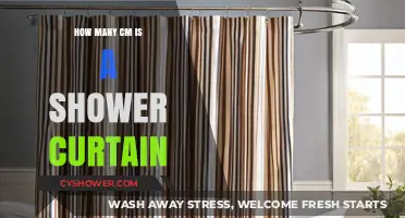 Standard Shower Curtain Size: How Many CM Do You Need?