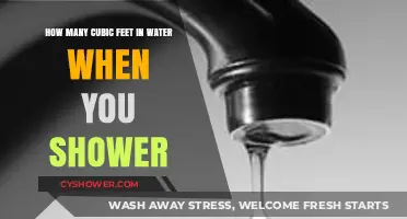 Shower Water Usage: Understanding Cubic Feet Consumption in Your Daily Routine