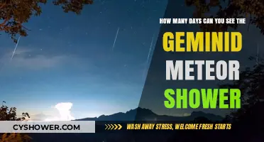 Geminid Meteor Shower: Duration and Best Viewing Nights