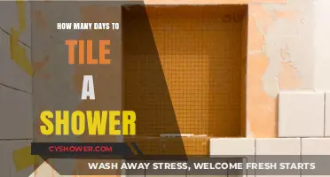 Efficient Shower Tiling: Estimating Days for a Flawless Finish