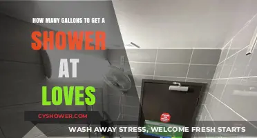Showering at Loves: Understanding Gallon Usage for a Refreshing Experience