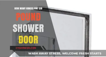 Choosing the Right Hinges for a 120-Pound Shower Door