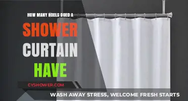 How Many Holes Does a Standard Shower Curtain Have?