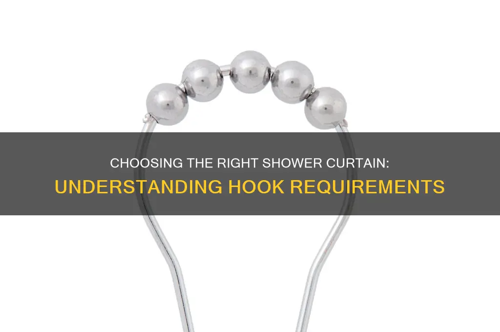 how many hooks in a shower curtain