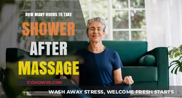 Post-Massage Shower Timing: How Long Should You Wait?