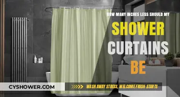 Perfect Shower Curtain Length: How Many Inches Shorter Should It Be?