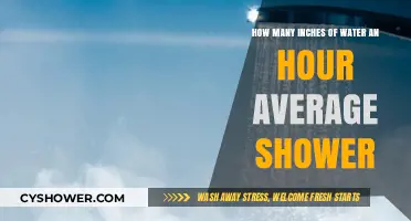 Average Shower Water Usage: How Many Inches Per Hour?