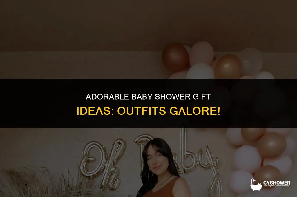 how many outfits to give for a baby shower gift