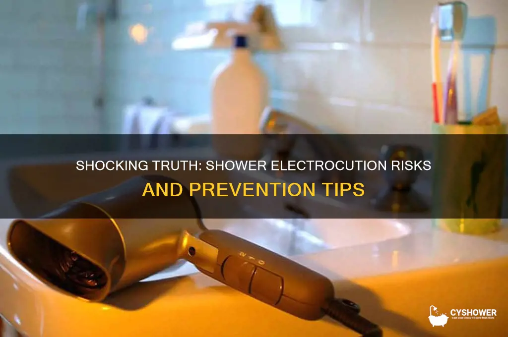 how many people get electrocuted in the shower