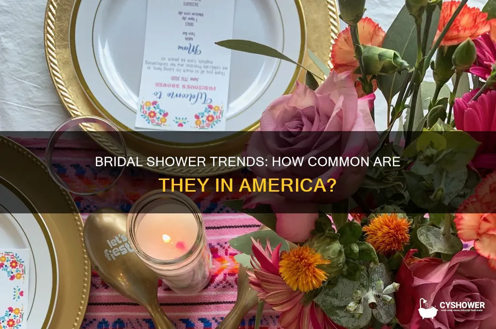 how many people have a bridal shower in america
