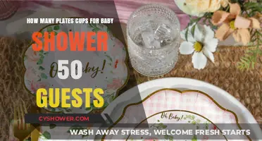 Essential Tableware Guide for Hosting a Baby Shower: 50 Guests Edition