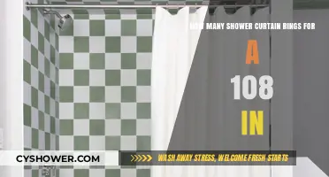 Choosing the Right Number of Shower Curtain Rings for 108-Inch Curtains