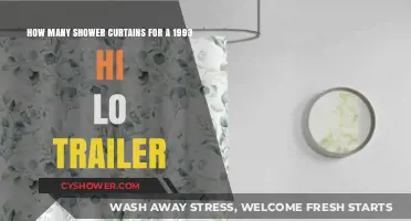Shower Curtain Guide for 1993 Hi-Lo Trailer Owners: Quantity Tips