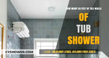 Calculating Tile Square Footage for Tub Shower Walls: A Guide