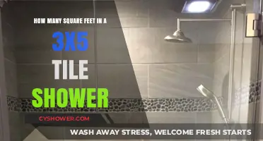 Calculating Square Footage for a 3x5 Tile Shower Installation Guide