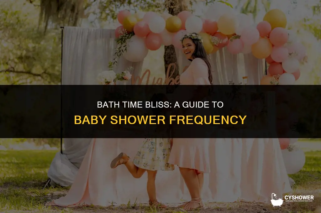 how many times a week should i shower my baby