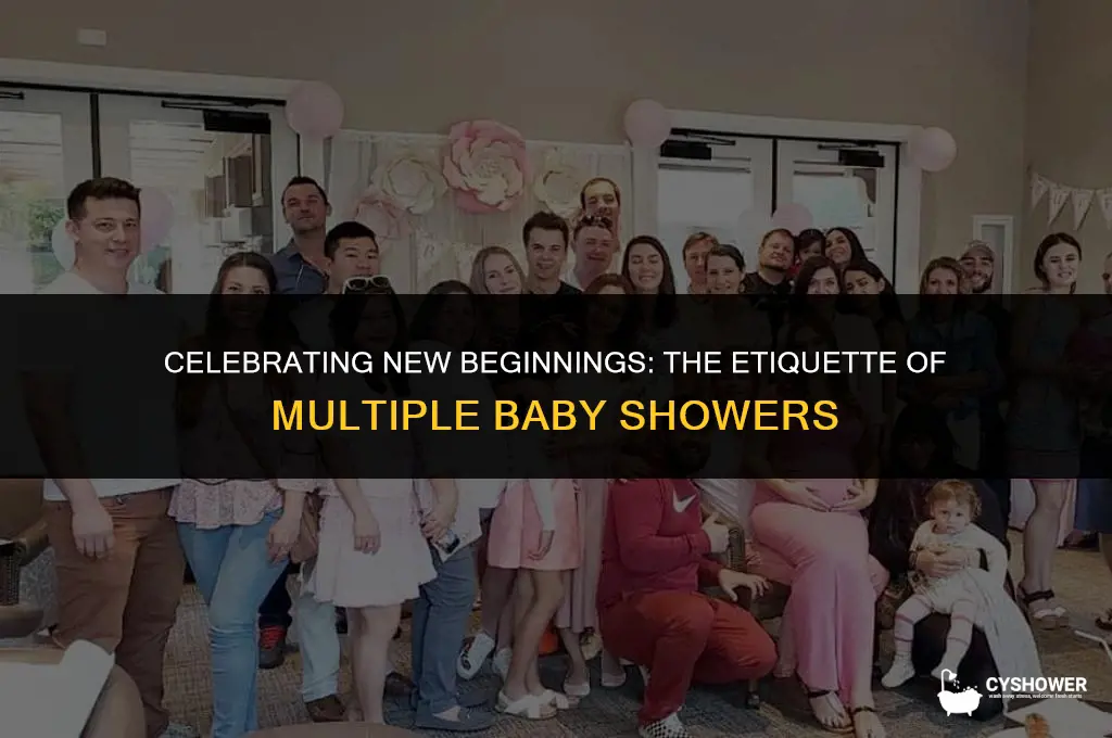 how many times can you have a baby shower